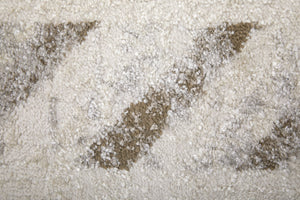 Feizy Rugs Vancouver Collection Stylish And Durable Geometric Rug For Modern Living With Soft, Easy-care Texture Ivory,Tan,Brown Polypropylene,Polyester Vnr39nqfbgebrnf05