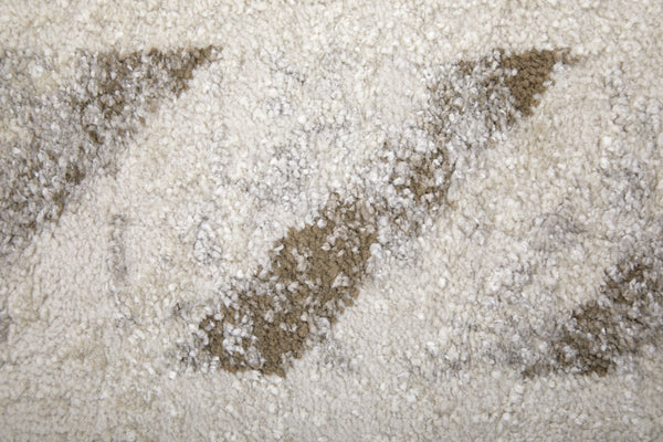 Feizy Rugs Vancouver Collection Stylish And Durable Geometric Rug For Modern Living With Soft, Easy-care Texture Ivory,Tan,Brown Polypropylene,Polyester Vnr39nqfbgebrnf05