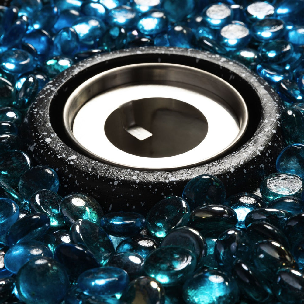 English Elm Tabletop Ethanol Fire Pit - Portable Indoor/Outdoor Clean-Burning Flame, Stylish Decor & Warmth! W853P154498-GIGA