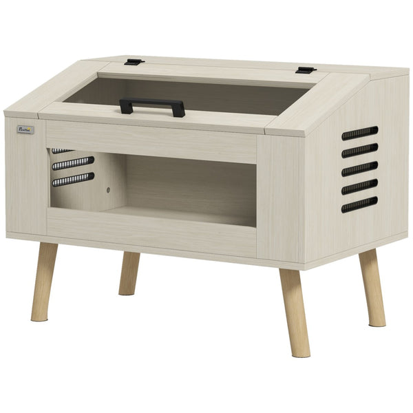 English Elm Pawhut 29 Gallon Reptile Terrarium With Top Access, Glass Windows & Optimal Ventilation For Pets W2225P200723-GIGA