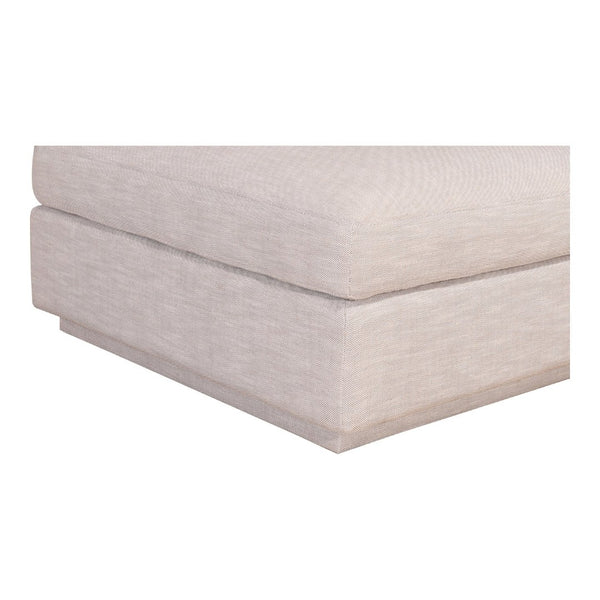 English Elm Justin Modular Ottoman Armless Square Seating Footrest for Contemporary Living Rooms B2769P504971
