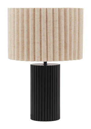 Zuo Modern Aurora Table Lamp In Beige & Black - Modern Design, High-quality Pvc & Steel For Chic Spaces Beige Pvc,Steel 56182-zuo-modern