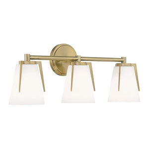 Allure 22.75'' Wide 3-Light Vanity Light - Antique Brass 2503-AN-MO Norwell