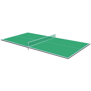 English Elm 8ft Foldable Mdf Ping Pong Conversion Top for Solo Practice and Indoor Play Green W1408P262535