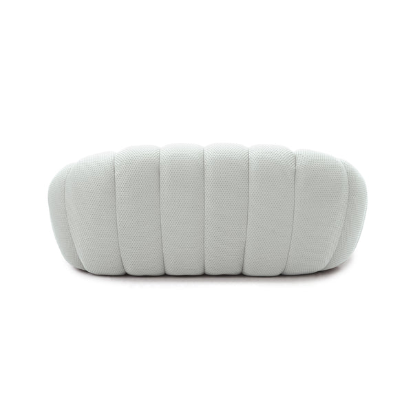 English Elm Bubble Modular Armless Loveseat Sofa - Light Grey, Contemporary Design, Family-Friendly Comfort B341P320933