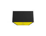 Manhattan Comfort Eiffel Modern Garage Cabinet Matte Black and Yellow 250BMC84