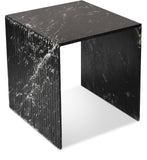 Lucca Black End Table 250Black-ET Meridian Furniture