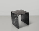 Lucca Black End Table 250Black-ET Meridian Furniture