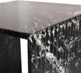 Lucca Black End Table 250Black-ET Meridian Furniture