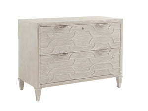 Lexington Sligh Octavia File Chest - Stylish Storage Solution With Contemporary Fretwork And Full-extension Drawers Aspen Wood 250-450
