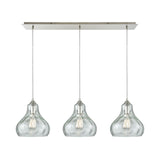 Belmont 36'' Wide 3-Light Linear Pendant - Satin Nickel 25100/3LP Elk Lighting