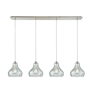 Belmont 46'' Wide 4-Light Linear Pendant - Satin Nickel 25100/4LP Elk Lighting