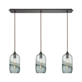 Sutter Creek 36'' Wide 3-Light Linear Pendant - Oil Rubbed Bronze 25102/3LP Elk Lighting