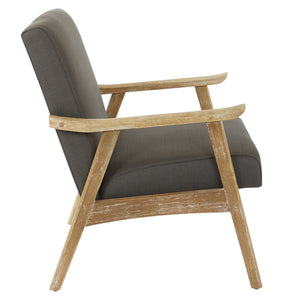 OSP Home Furnishings Weldon Chair Klein Charcoal