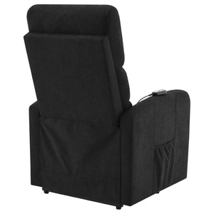 English Elm Royston Channel Back Power Lift Recliner with Remote and Pocket Coil Fabric Seat B062P440092