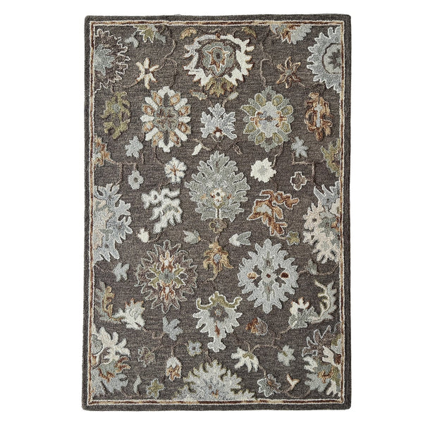 Capel Rugs Avanti-sienna Vibrant Wool Area Rug With Hand-worked Accents And Eclectic Mosaic Design For Any Space Caffe, Tan 100% Wool 2516rs10001400750
