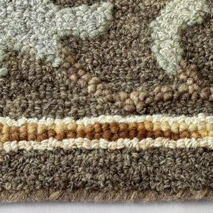 Capel Rugs Avanti-sienna Vibrant Wool Area Rug With Hand-worked Accents And Eclectic Mosaic Design For Any Space Caffe, Tan 100% Wool 2516rs10001400750