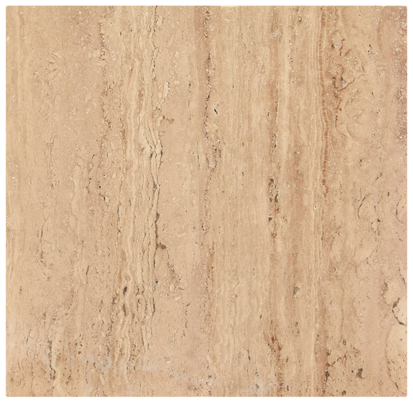 Bolzano Beige End Table 251Travertine-ET Meridian Furniture