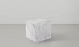 Bolzano White End Table 251White-ET Meridian Furniture