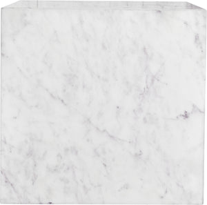 Bolzano White End Table 251White-ET Meridian Furniture