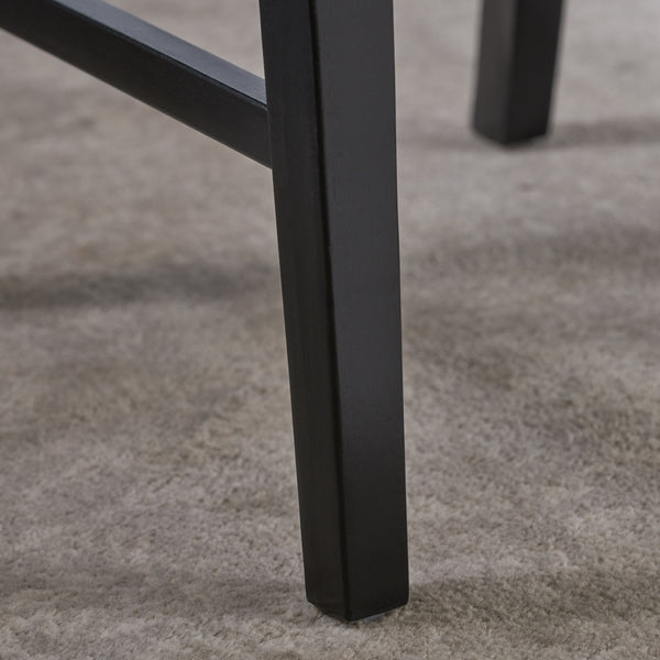 English Elm Christopher Knight Home® - Roshan Farmhouse Acacia Wood Dining Chairs, Set Of 2 - Rustic Black, Durable Comfort For Every Meal 62888.00BLK