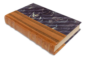 Sarreid Faux Tan Leather Books Set Of 24 - Elegant Sewn Shut Decor For Home, Office, Or Library Styling Brown  25212