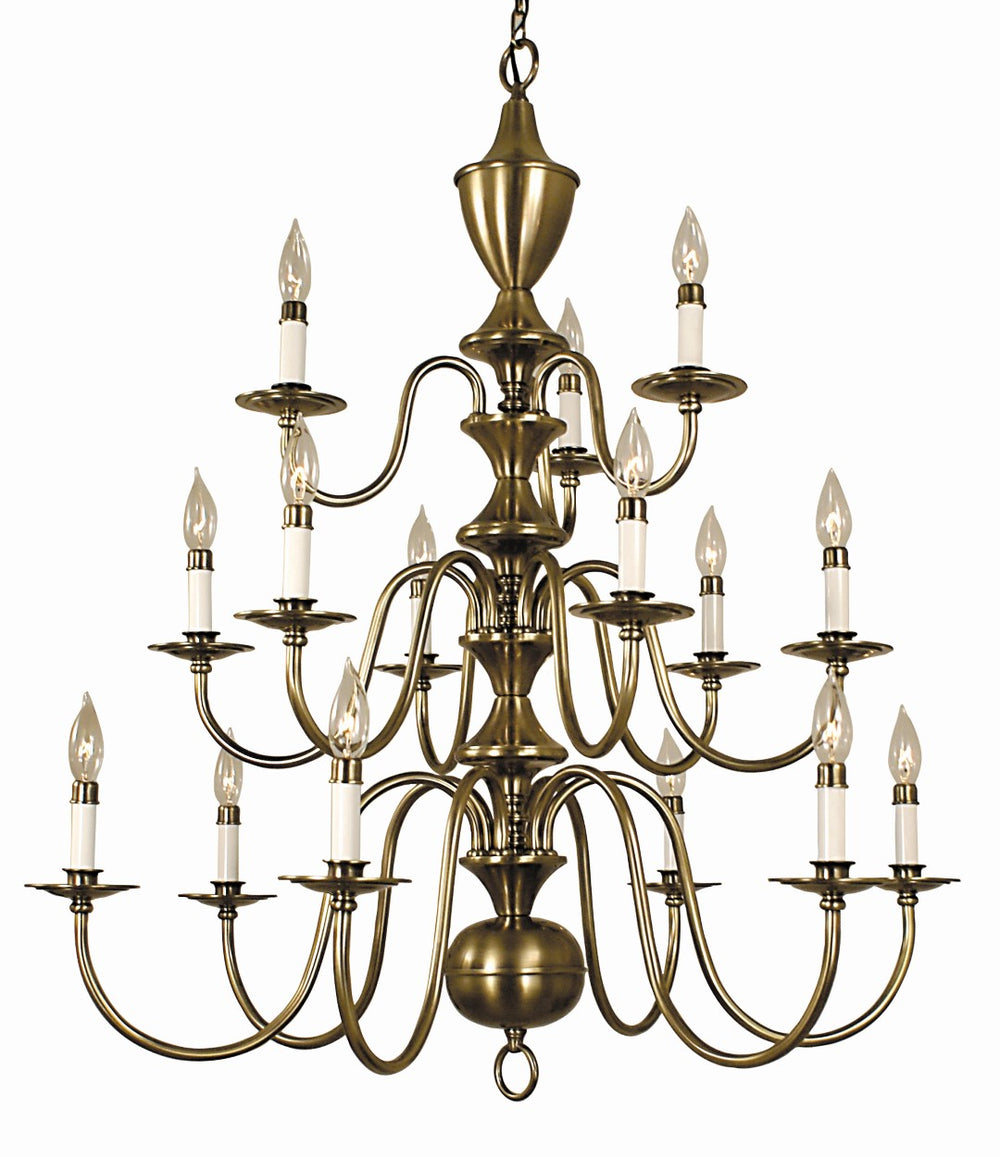Framburg 15-light Rustic Jamestown Foyer Chandelier – Elegant Early American Design For Timeless Spaces Mahogany Bronze Metal 9235 Mb