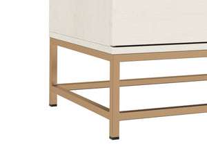 Sunpan Rebel Dresser – Modern Cream Oak Wood Design with 9 Soft Closing Drawers and Elegant Hardware Large - 84W x 18.25D x 34.5H