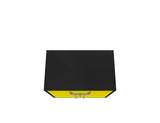 Manhattan Comfort Eiffel Modern Mobile Garage Cabinet Matte Black and Yellow 252BMC84