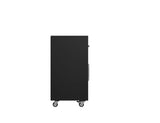 Manhattan Comfort Eiffel Modern Mobile Garage Cabinet Matte Black and Grey 252BMC85