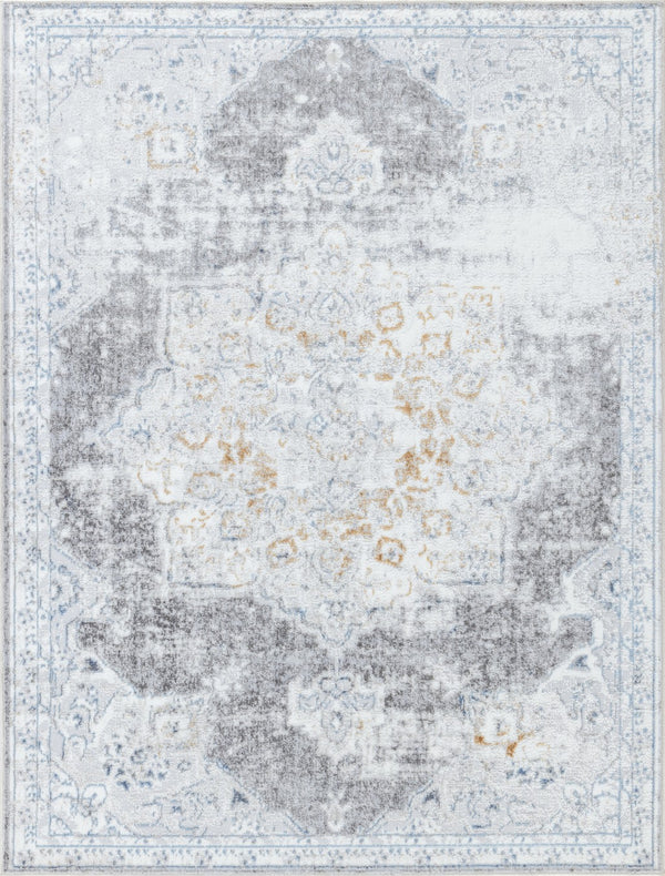 English Elm Legacy Gc_Cam8003 Classic White 5 Ft. 3 In. X 7 Ft. Area Rug - Durable, Soft, Pet-Friendly Design! B186P181141