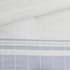 English Elm 6 Piece Cotton Jacquard Oversized Comforter Set For Cal King Beds - Luxurious & Easy Care Design B035P280379