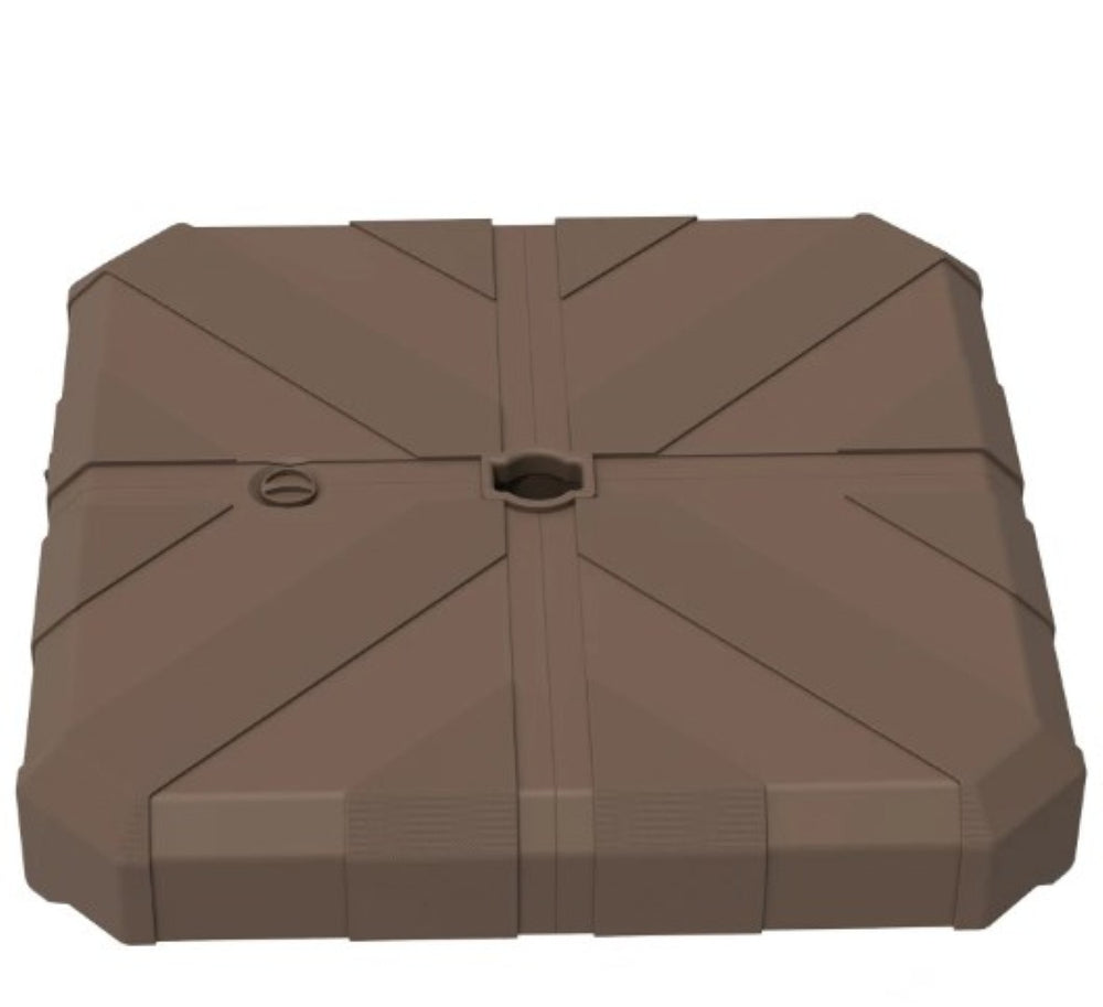 English Elm Heavy Duty Hdpe Fillable Cantilever Umbrella Base for Patio Deck Poolside Use T3971P427559