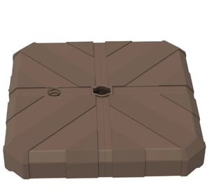 English Elm Heavy Duty Hdpe Fillable Cantilever Umbrella Base for Patio Deck Poolside Use T3971P427559