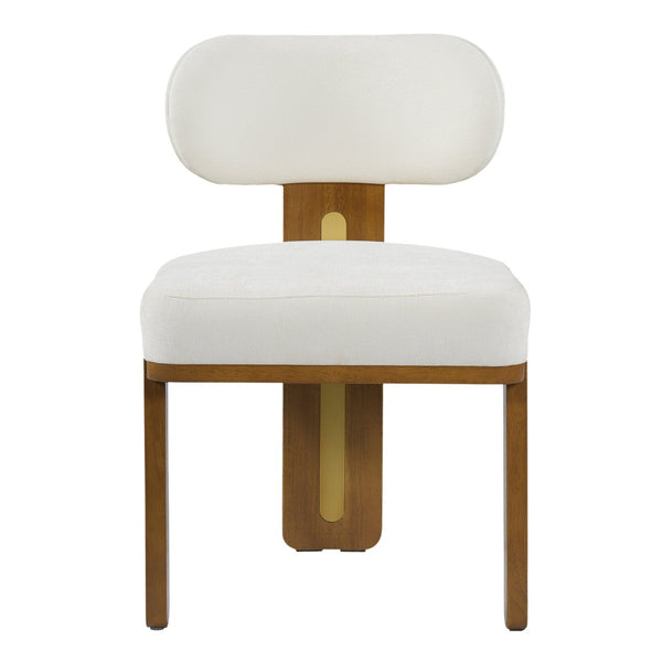 English Elm Mid-century Modern Rattan Cane Back Dining Chair Set Rubberwood Frame Upholstered Seat N768P437935W