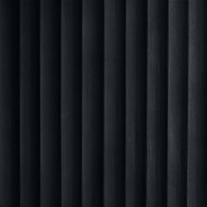 Meridian Furniture Spencer Fluted Black Oak Veneer Square Coffee Table for Stylish Living Rooms 253Black-CT15