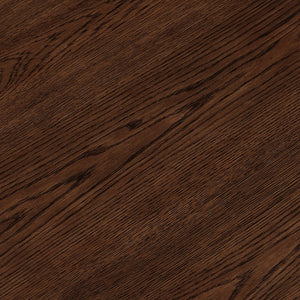 Meridian Furniture Spencer Oak Veneer Nesting Coffee Table Fluted Base Walnut Finish Living Room Set 253Brown-CT-2A