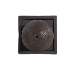 English Elm Christopher Knight Home® - 35.5"H Dark Brown Tall Column Fountain with LED Uplight, Concrete Retro Design, Weather-Resistant Serenity N765P324537G