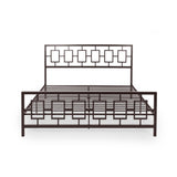 Christopher Knight Home® - Noble House - Claudia Modern Iron King Bed Frame