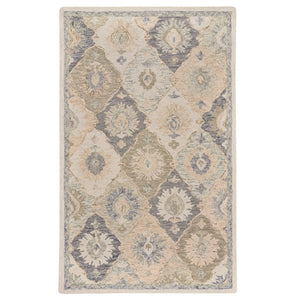 Capel Rugs Avanti-panel Handcrafted Wool Mosaic Rug With Eclectic Patterns And Rich Character For Any Space Greystone, Grey 100% Wool 2549rs03060506345