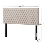 Christopher Knight Home® - Noble House - Jezebel Contemporary Fabric King/Cal King Headboard