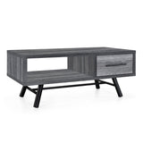 Christopher Knight Home® - Noble House - Burgoyne Mid-Century Modern Coffee Table with Storage