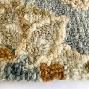 Capel Rugs Avanti-vivienne Eclectic Shakta Rug - Handcrafted 100% Wool With Colorful Mosaic Patterns And Motifs Grotto Blue, Green 100% Wool 2552rs09001200420