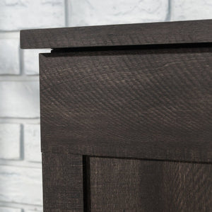 English Elm Storage Cabinet - Sleek Black Finish, Multi-Shelf Design For Modern Spaces, Easy Access & Durable Use B356P402809-GIGA
