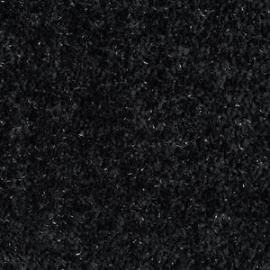 English Elm Lucifer Contemporary Black & White Shimmer Fabric Sectional Sofa with 3 Pillows, Full Foam Comfort B2726S00470