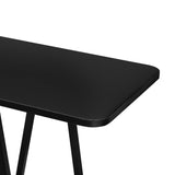 Celine Side Table Console in Black 25547-BK Manhattan Comfort