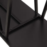 Celine Side Table Console in Black 25547-BK Manhattan Comfort