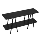 Celine Side Table Console in Black 25547-BK Manhattan Comfort