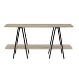 Celine Side Table Console in Rustic Grey 25547-GY Manhattan Comfort