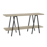 Celine Side Table Console in Rustic Grey 25547-GY Manhattan Comfort